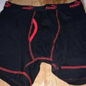 Men’s Small Black and Red Puma Boxer Briefs